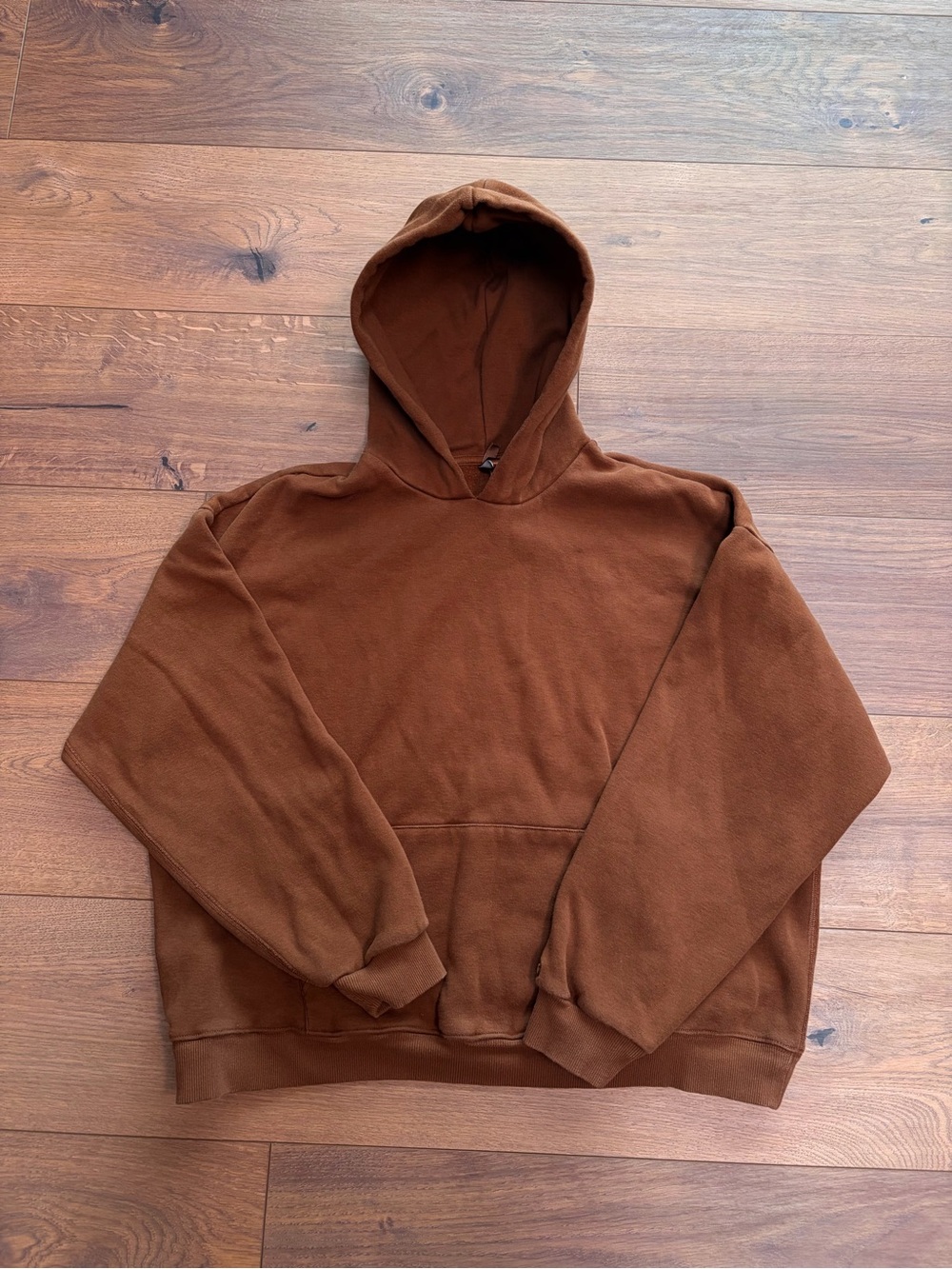 SKIMS Chocolate Brown Hoodie Sweatshirt
